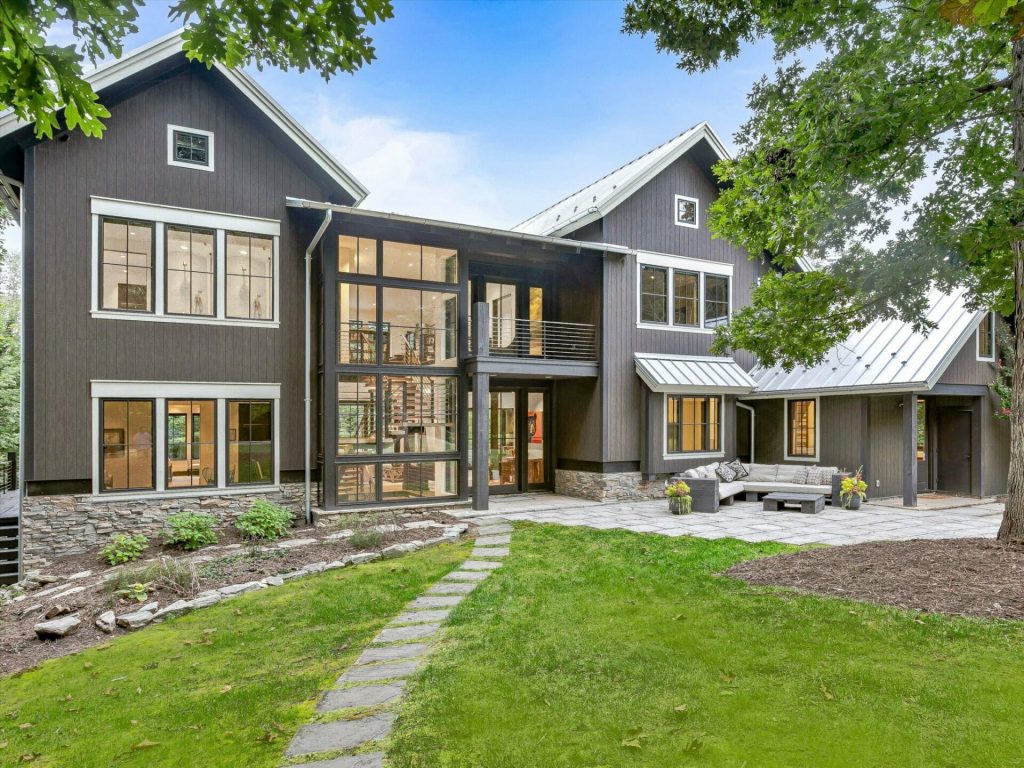 Living Stone Design+Build The Modern Farmhouse Front Yard