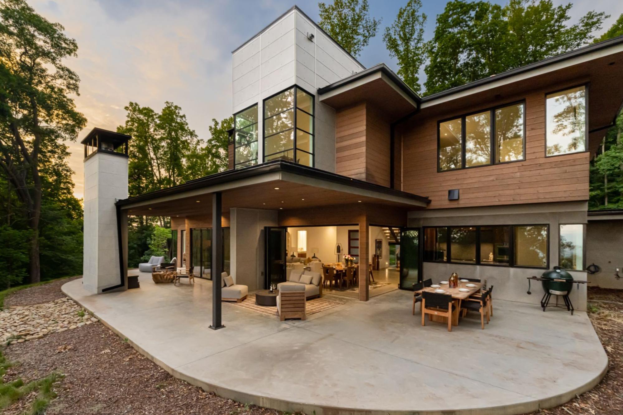 Custom Home overlooking Asheville NC